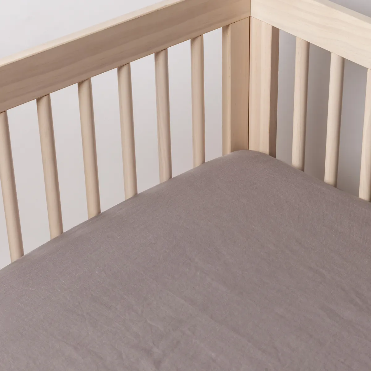 Linen Crib Sheet