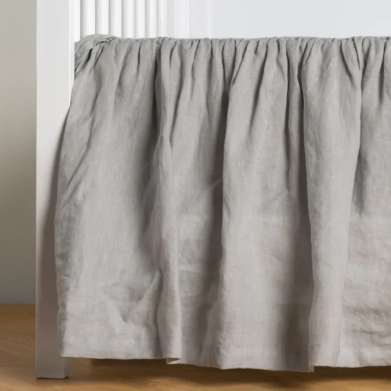 Linen Crib Skirt