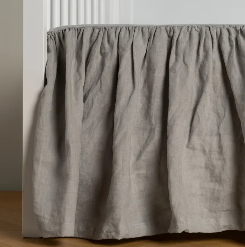 Linen Crib Skirt