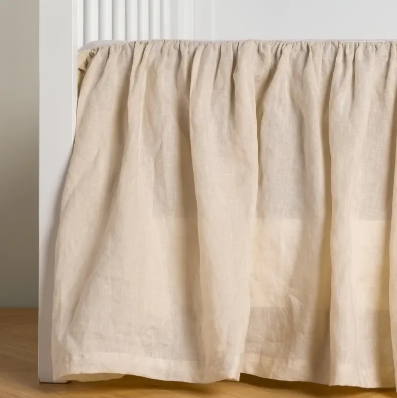 Linen Crib Skirt