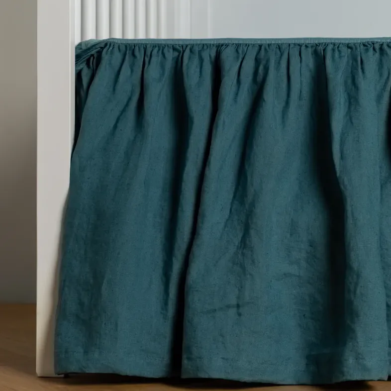 Linen Crib Skirt