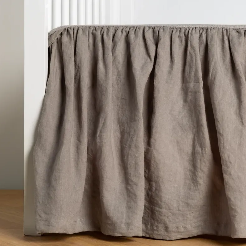 Linen Crib Skirt
