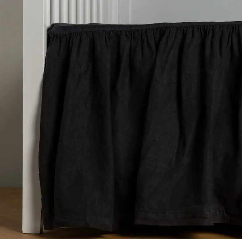Linen Crib Skirt