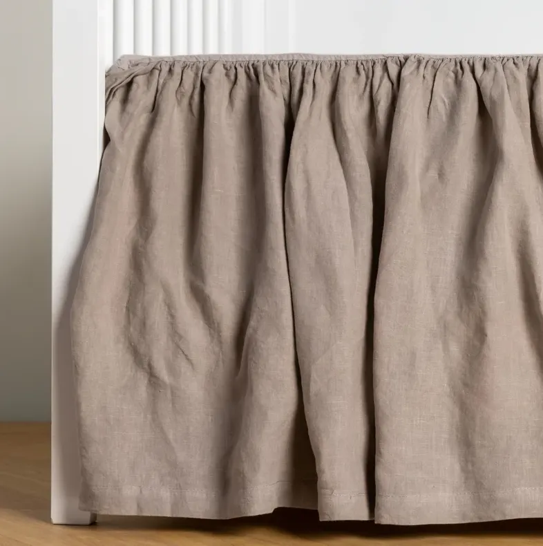 Linen Crib Skirt