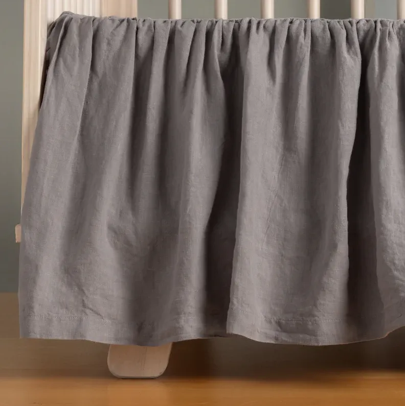 Linen Crib Skirt