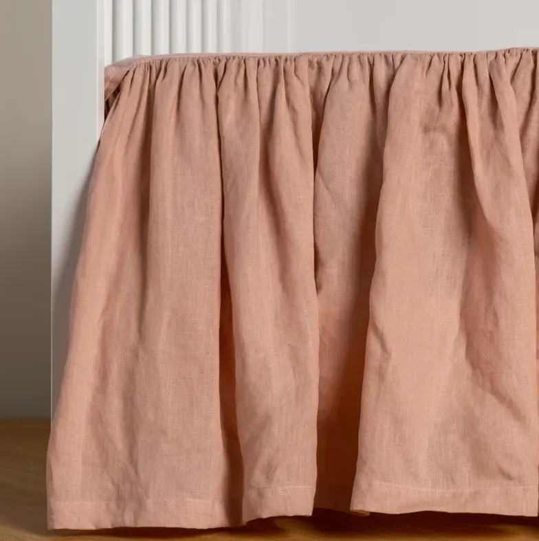 Linen Crib Skirt