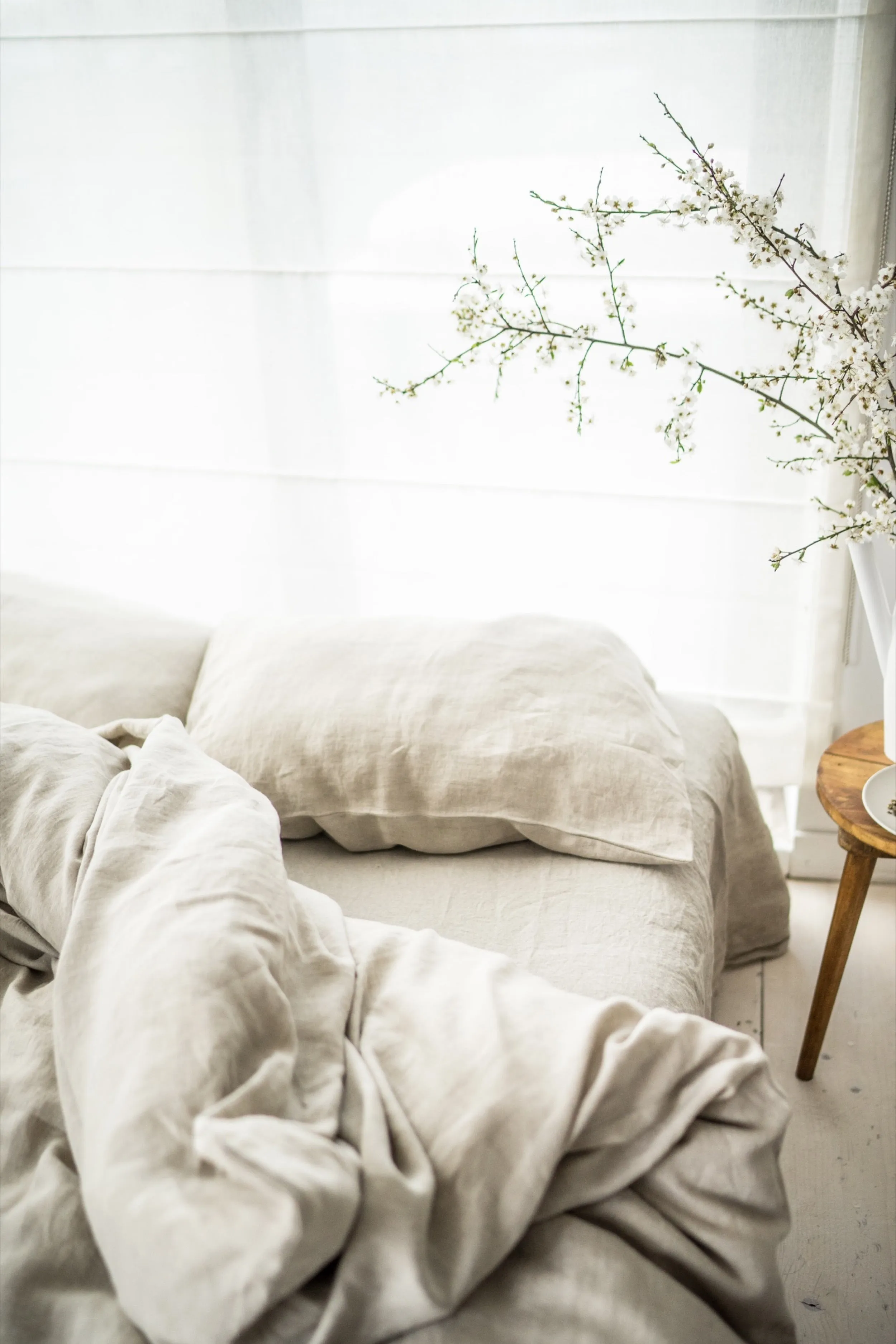Linen duvet cover - natural