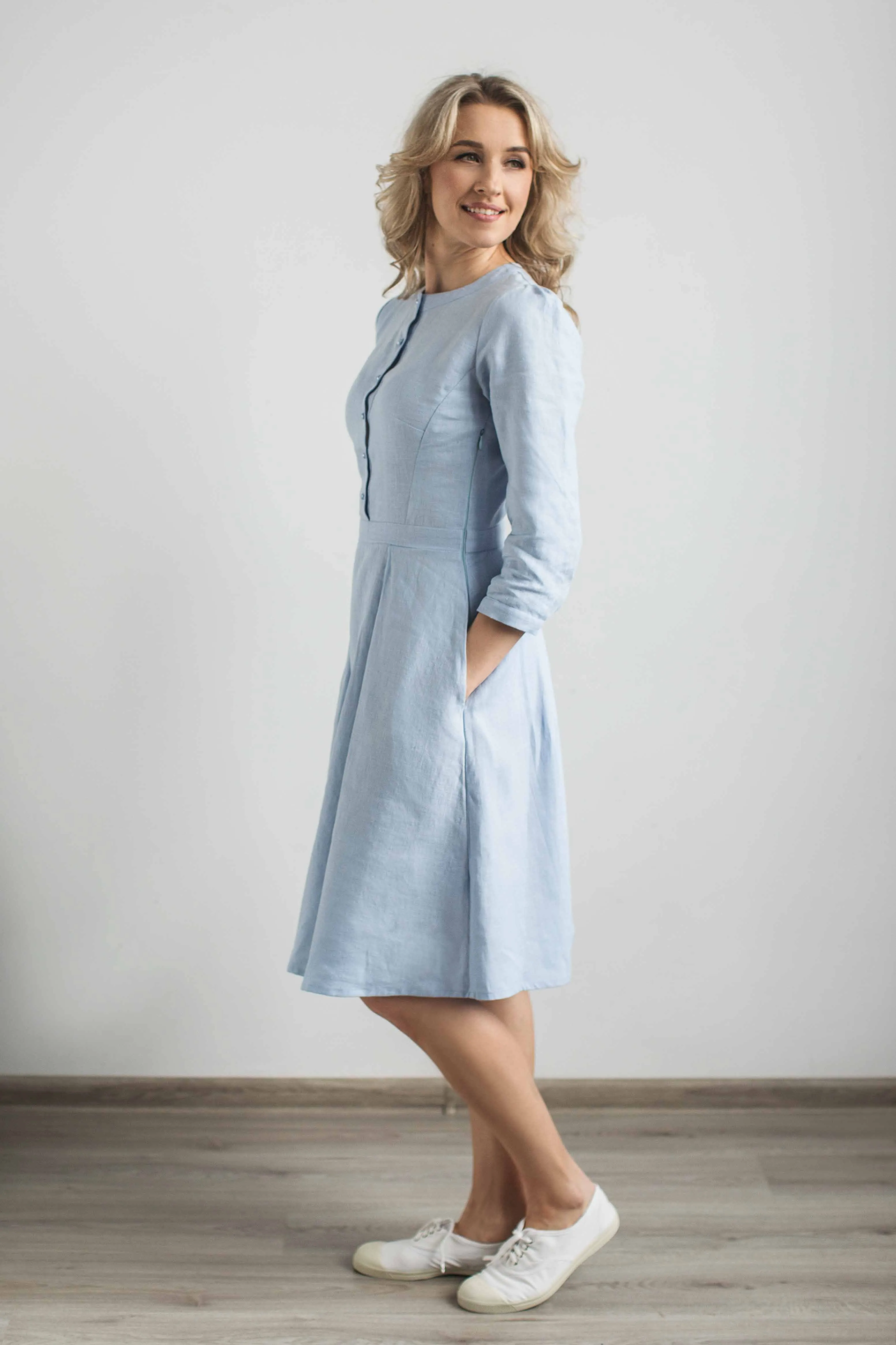 Linen Elegant Dress
