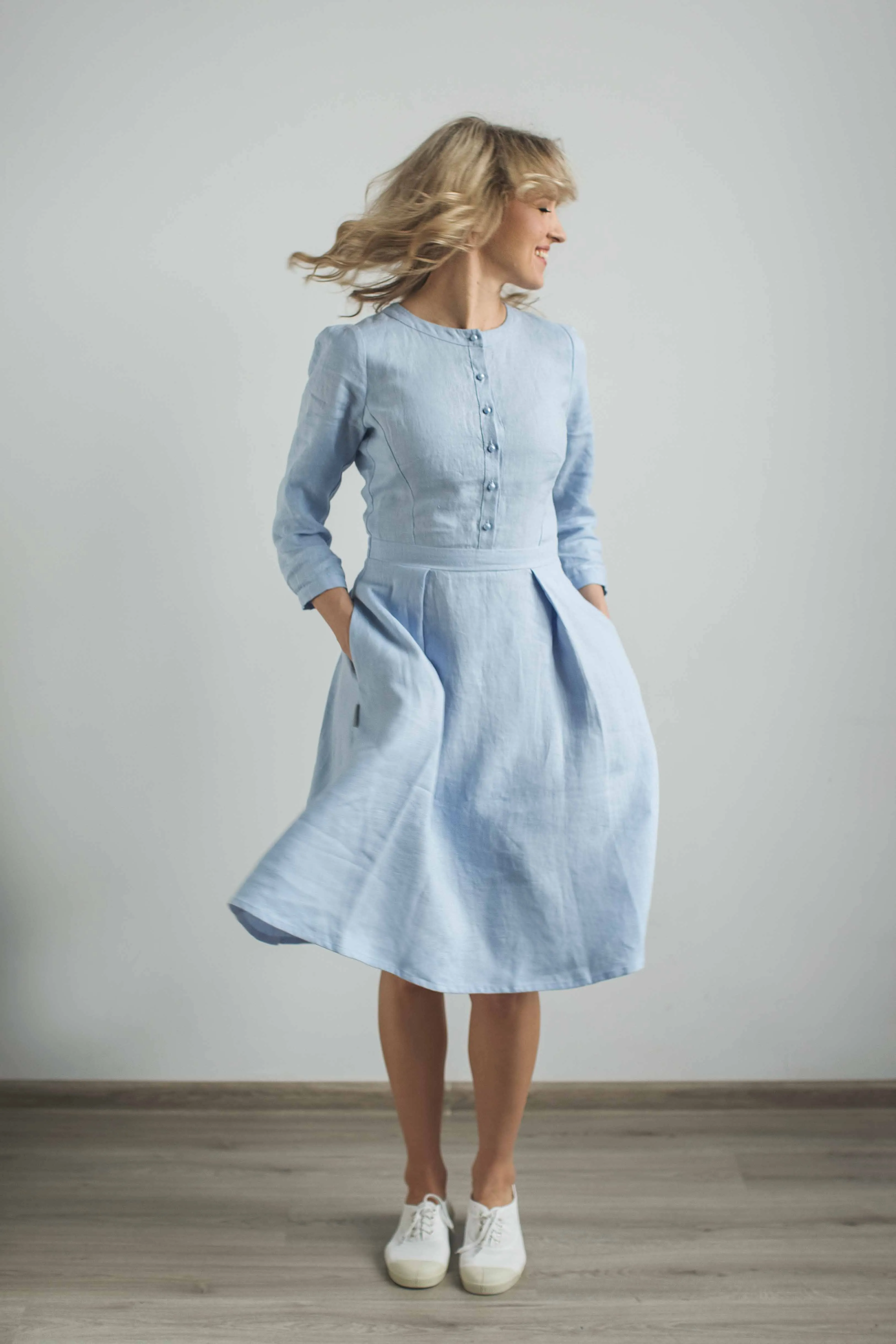 Linen Elegant Dress