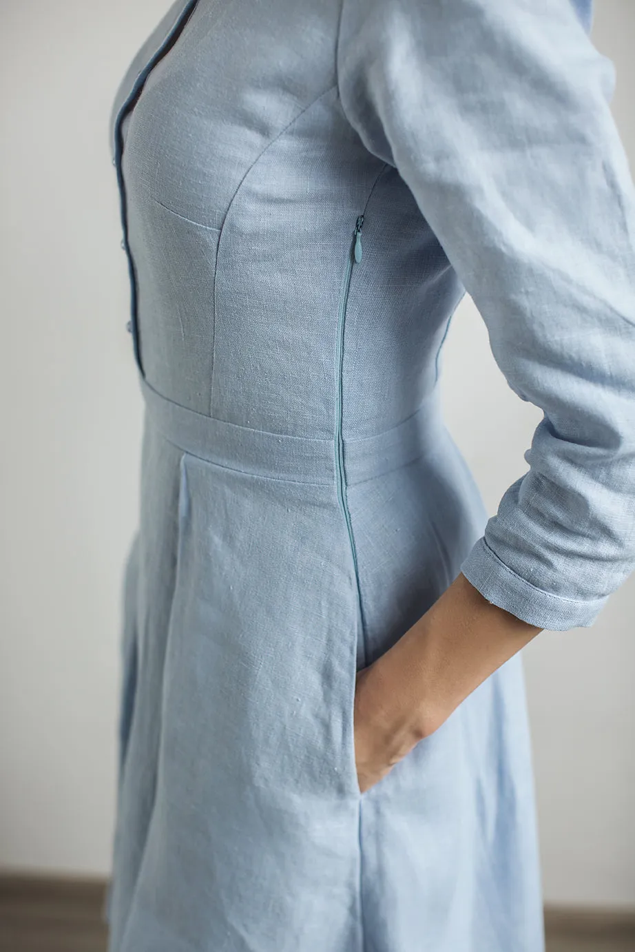 Linen Elegant Dress