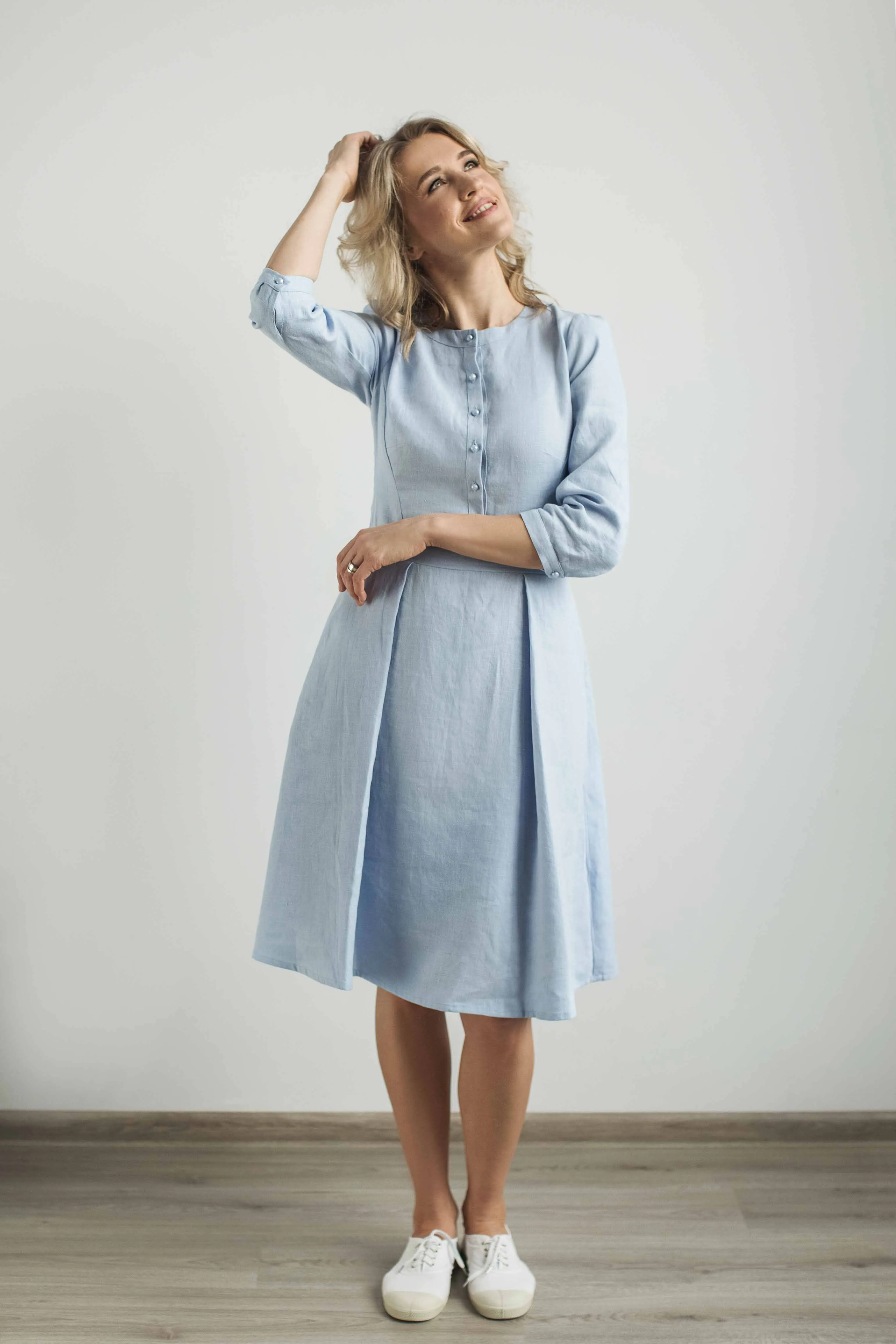 Linen Elegant Dress