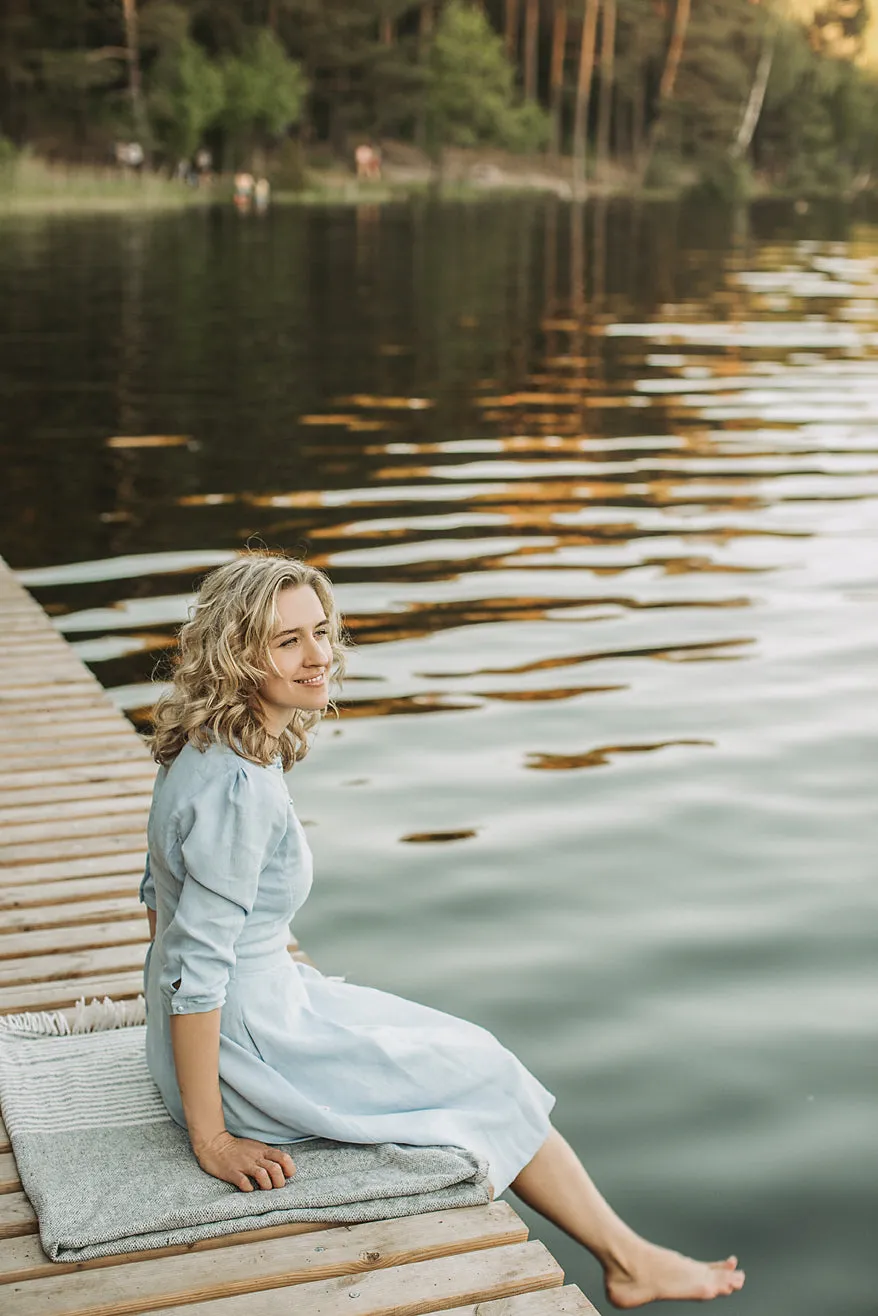 Linen Elegant Dress