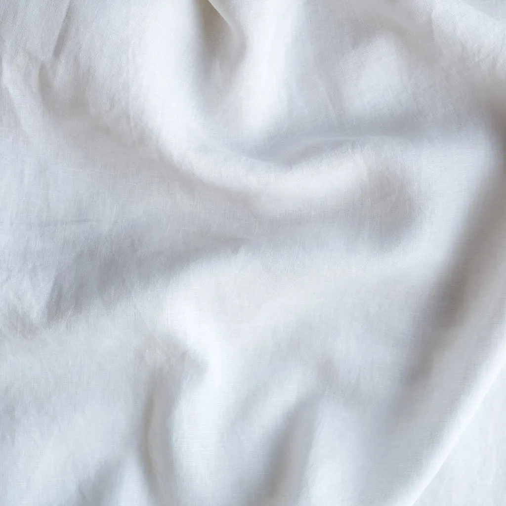 Linen Euro Sham - White