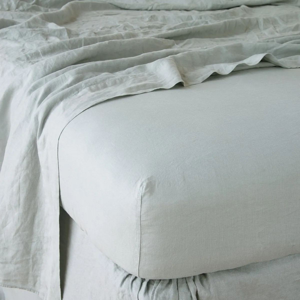 Linen Fitted Sheet - Queen, Cal King & Eastern King