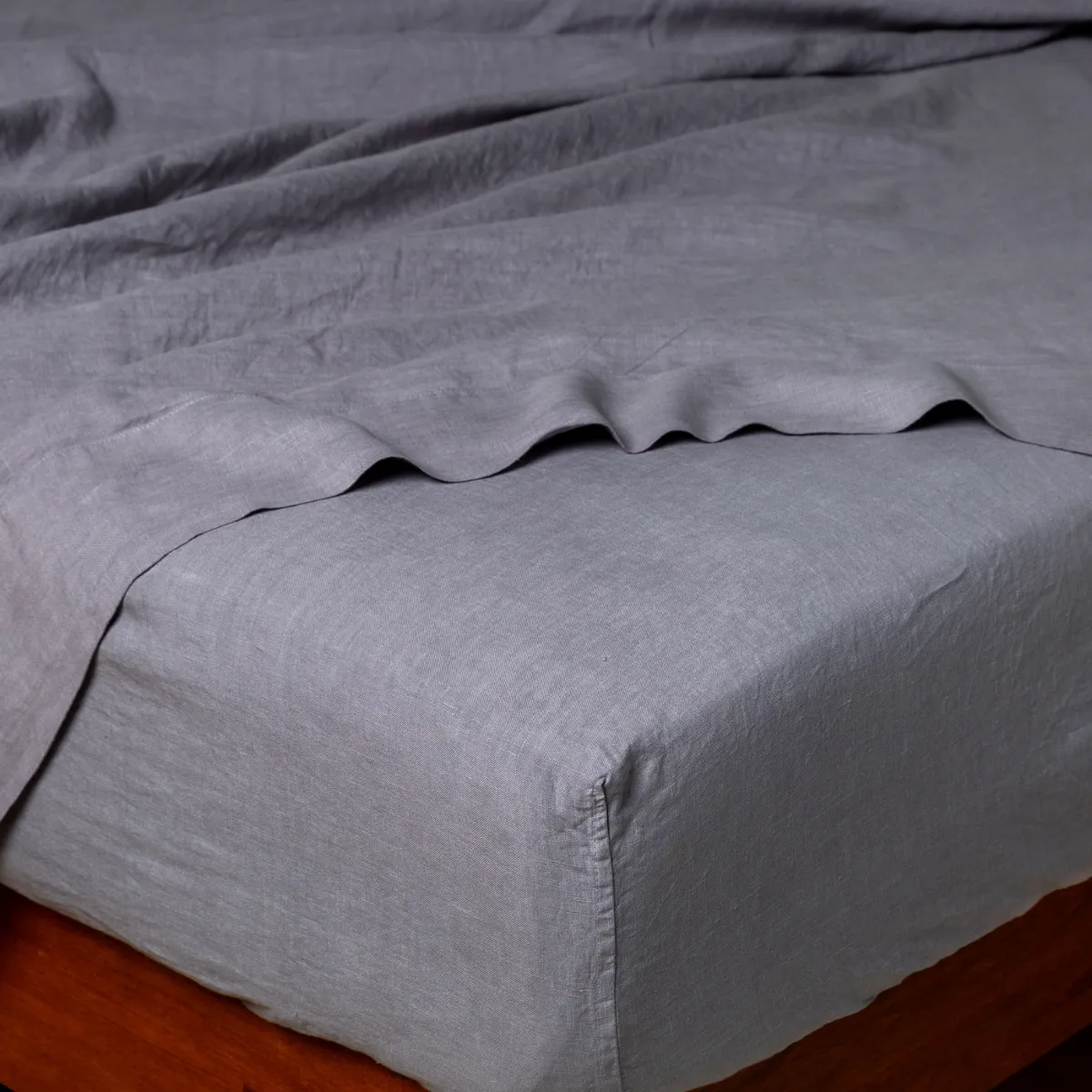 Linen Fitted Sheet - Queen, Cal King & Eastern King