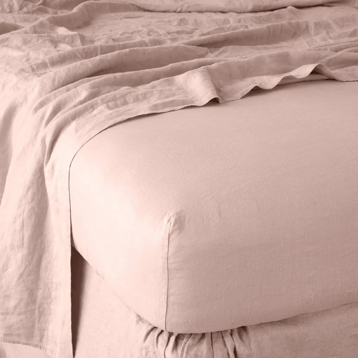 Linen Fitted Sheet - Queen, Cal King & Eastern King