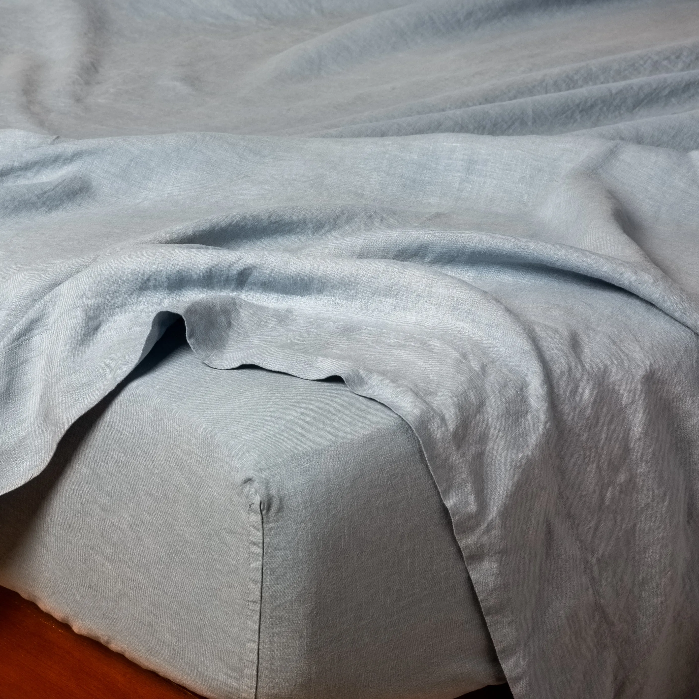Linen Fitted Sheet - Queen, Cal King & Eastern King