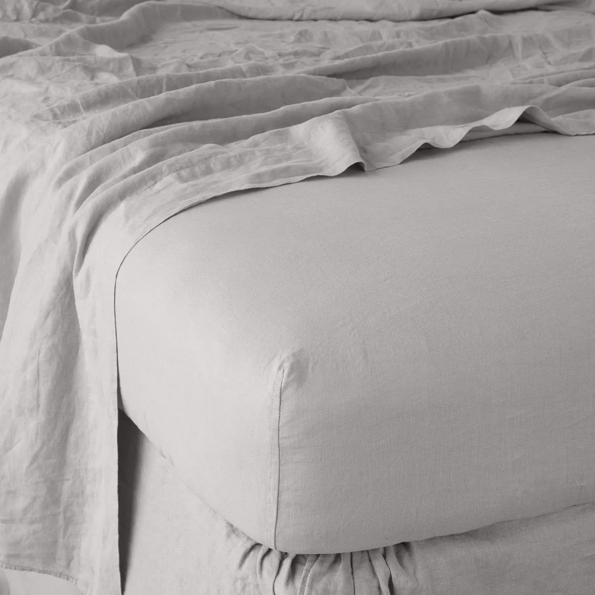 Linen Fitted Sheet - Queen, Cal King & Eastern King