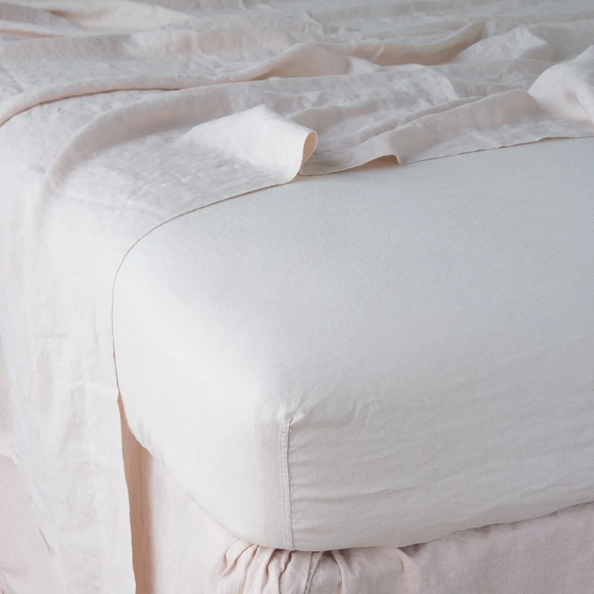 Linen Fitted Sheet - Queen, Cal King & Eastern King