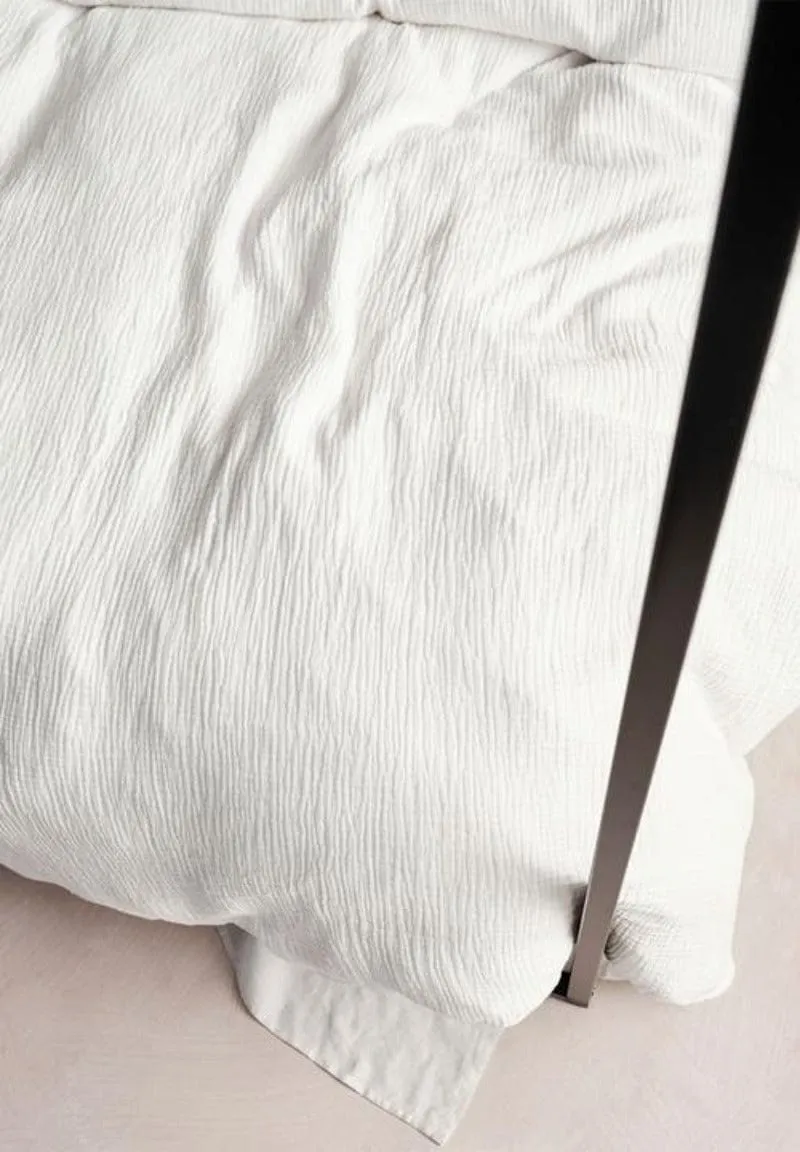 Linen House Eliysian White Duvet Cover Set