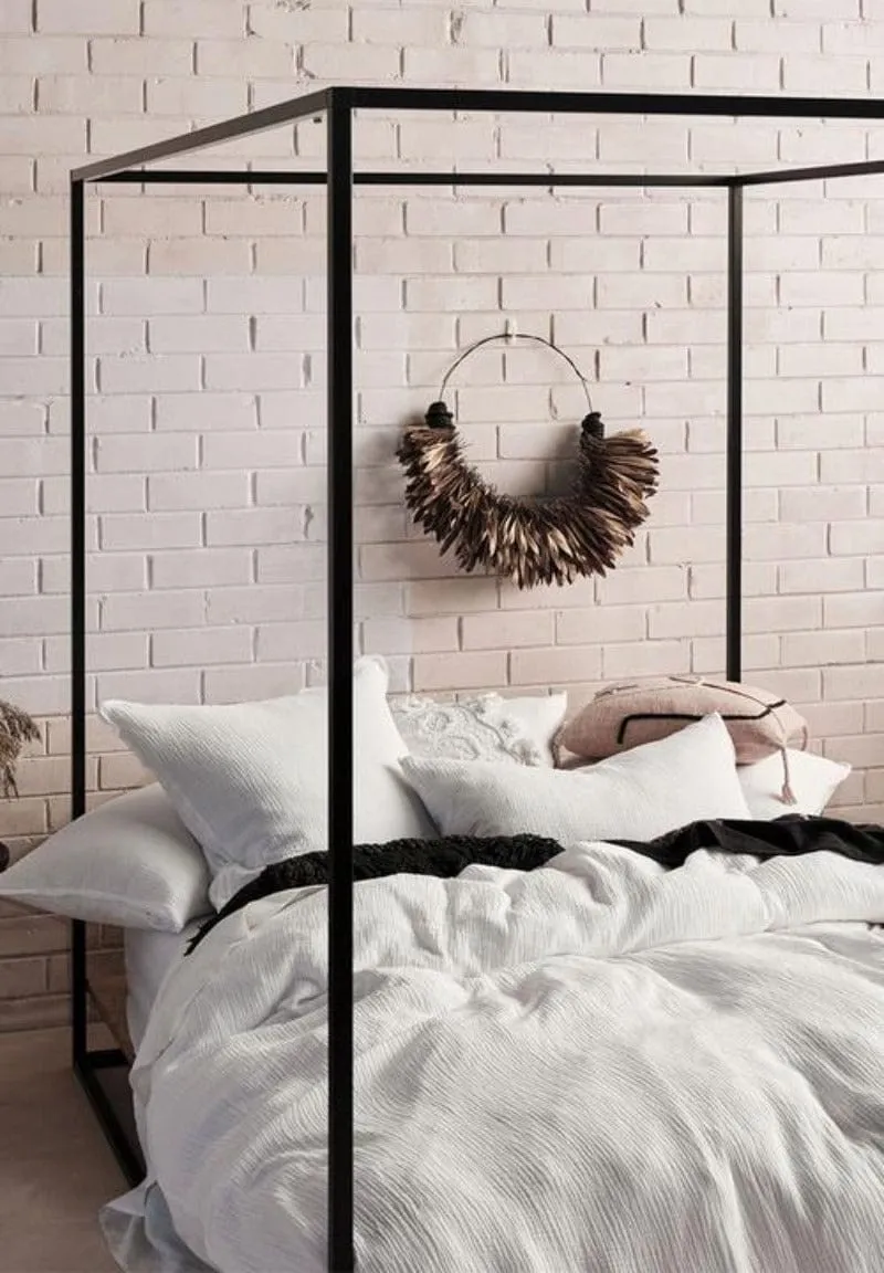 Linen House Eliysian White Duvet Cover Set