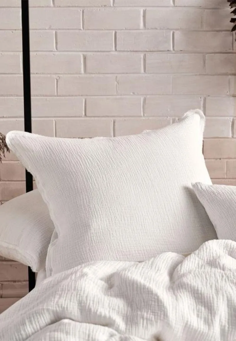 Linen House Eliysian White Duvet Cover Set