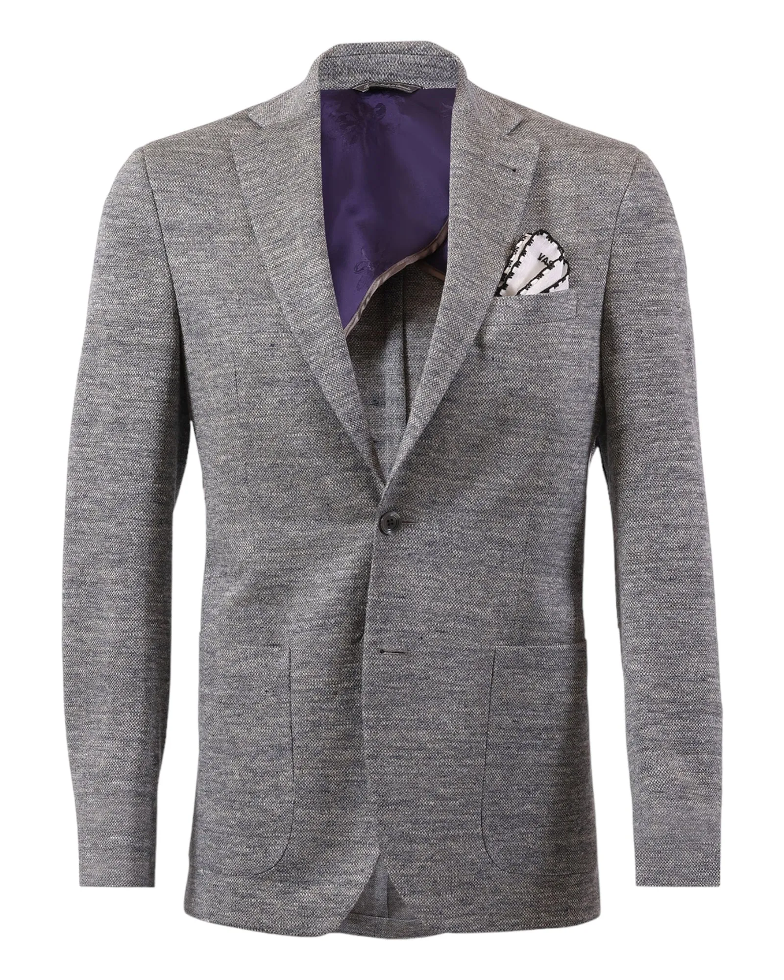 Linen Jacket - Grey