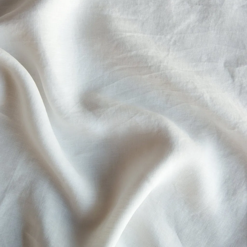 Linen King Sham - Winter White