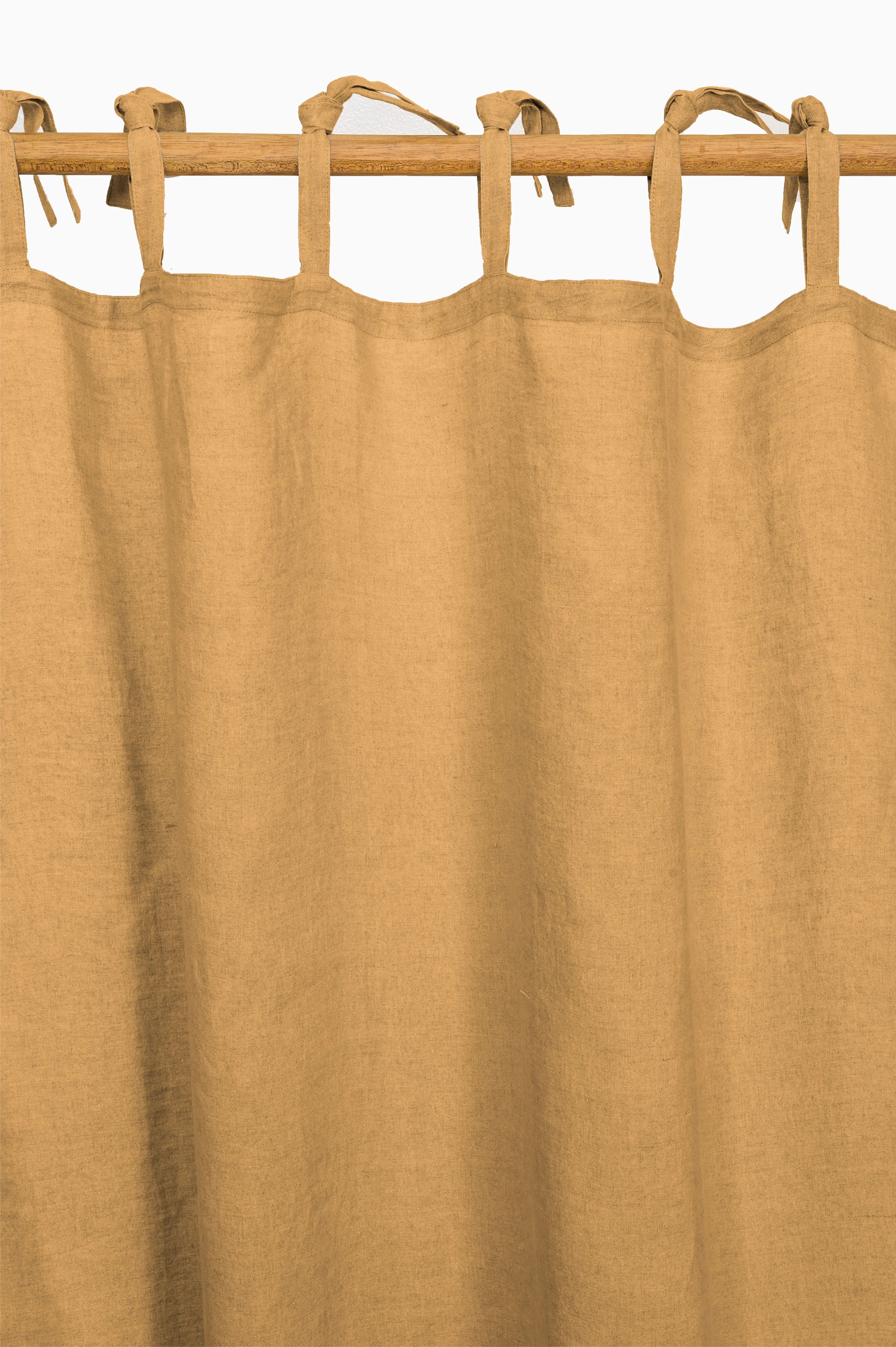 Linen Natural Needled Curtain-Vanilla Sky