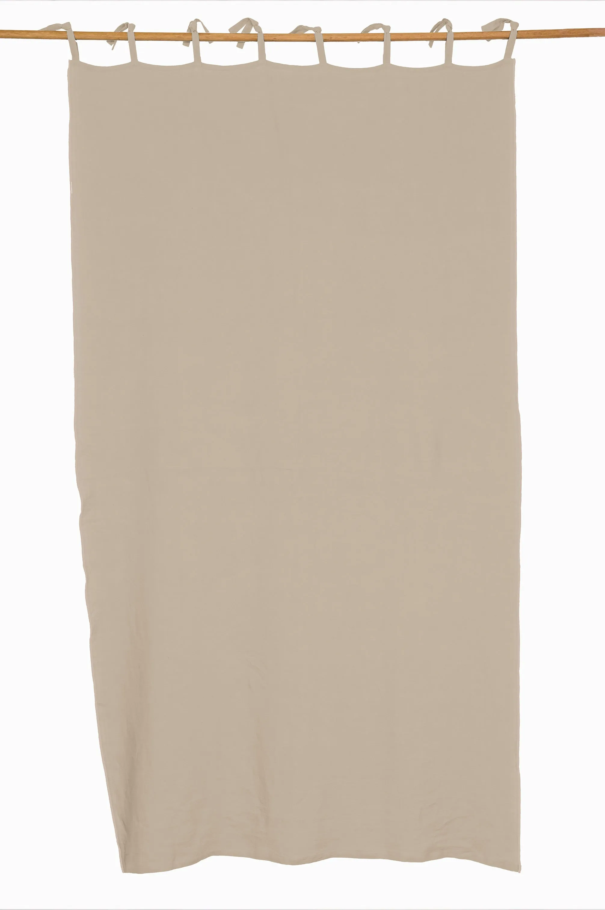 Linen Natural Needled Curtain-Vanilla Sky