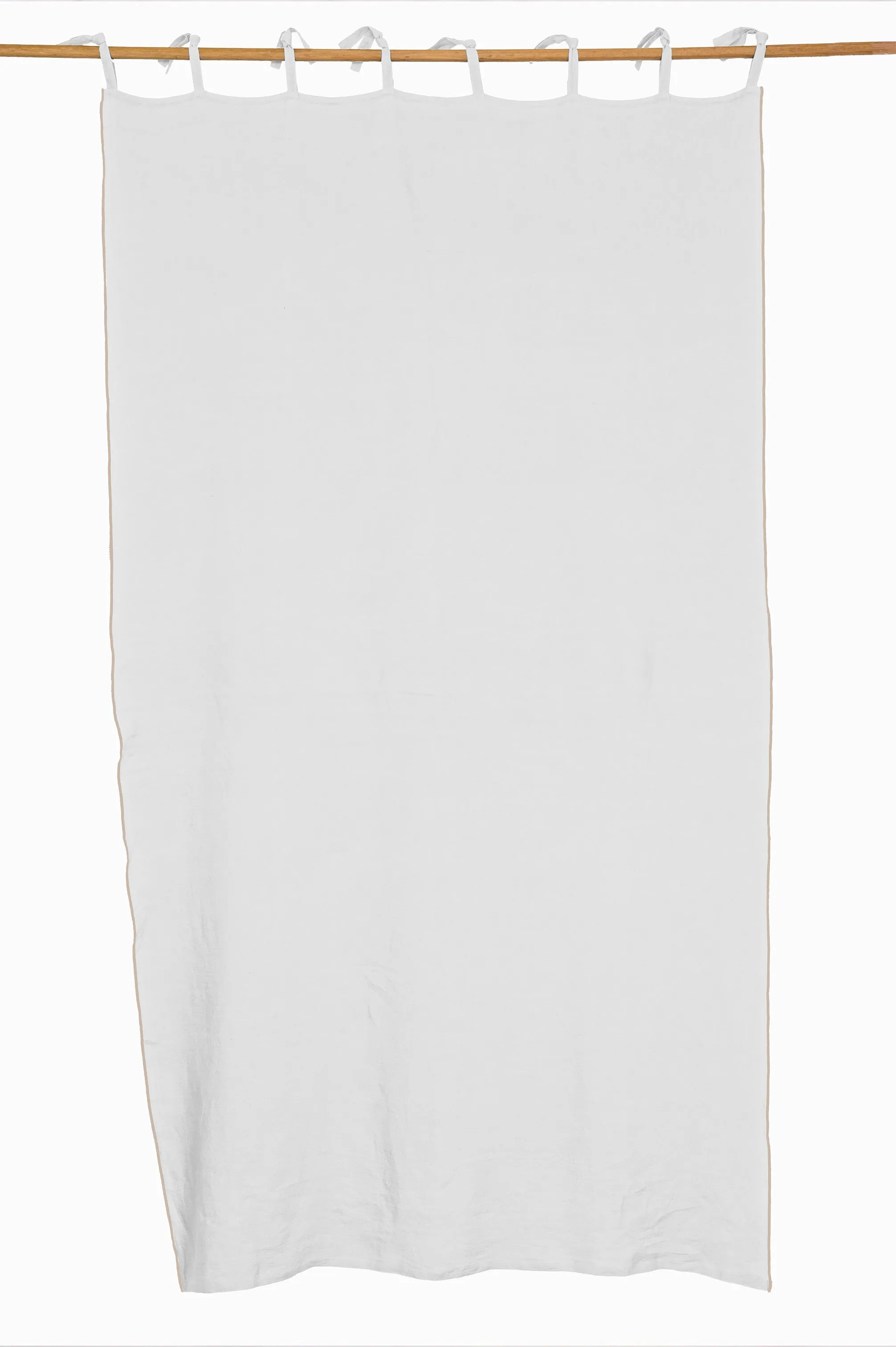 Linen Natural Needled Curtain-Vanilla Sky