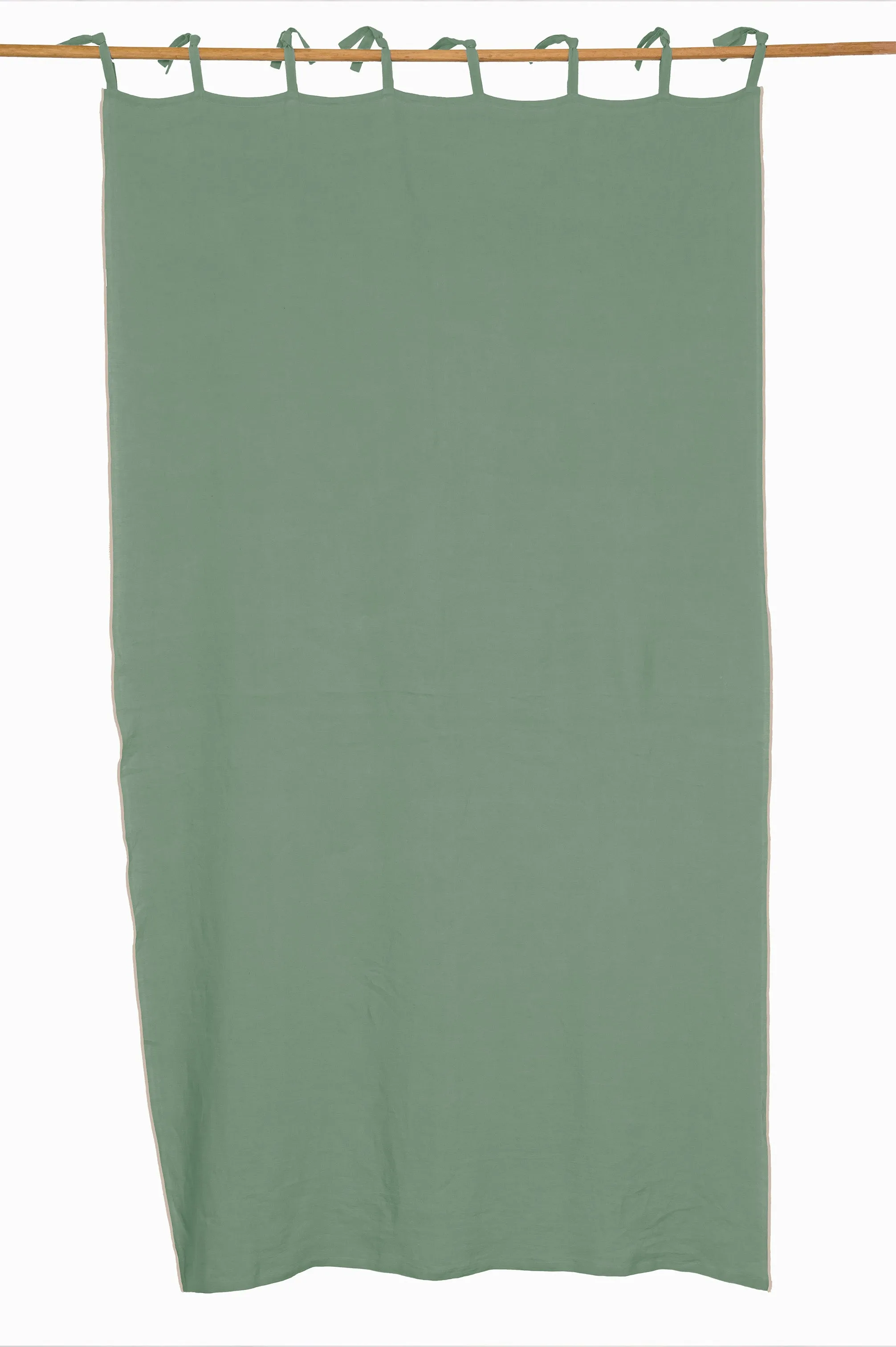 Linen Natural Needled Curtain-Vanilla Sky