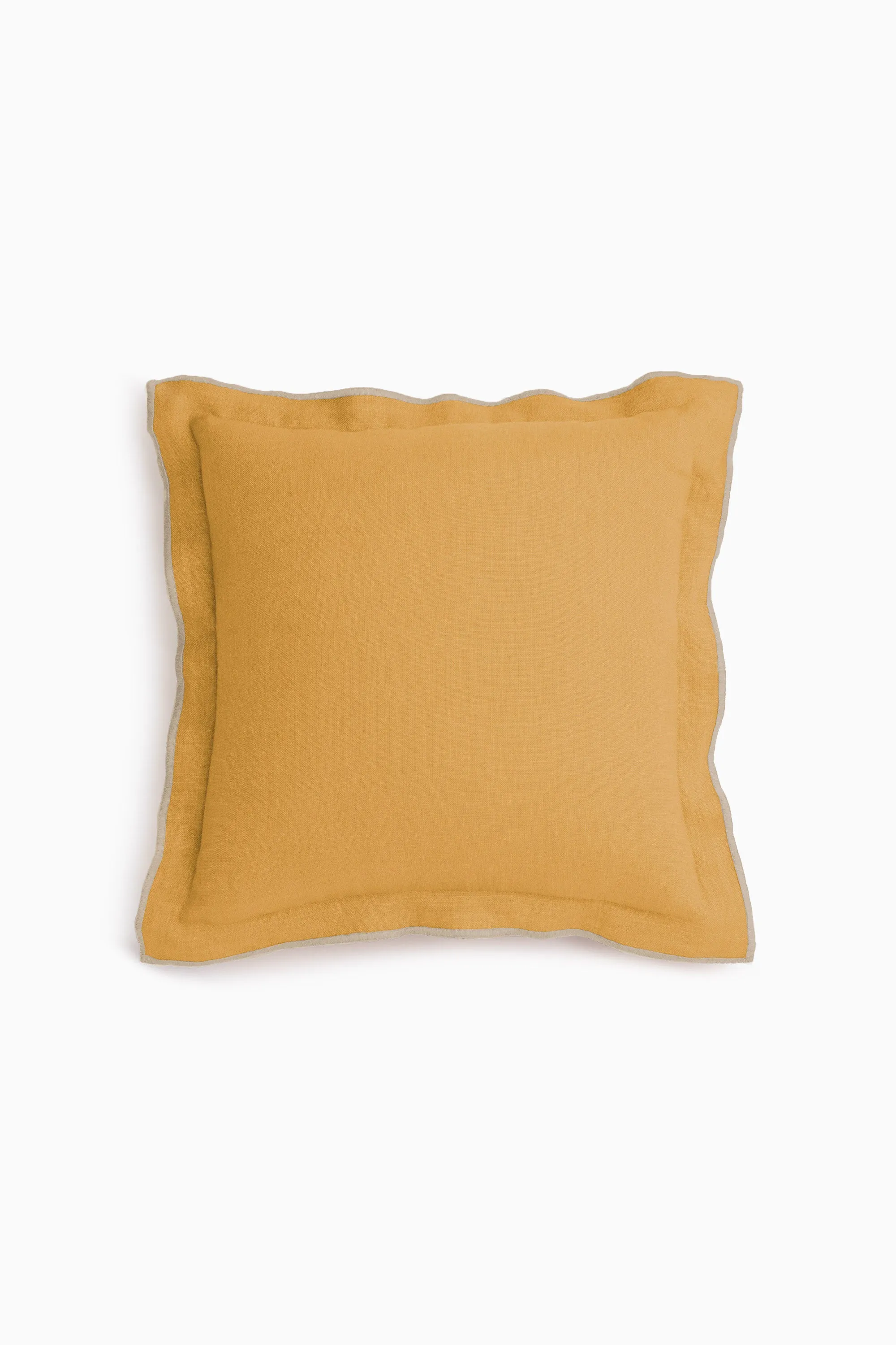 Linen Natural Needled Cushion Cover-Sandy Beige