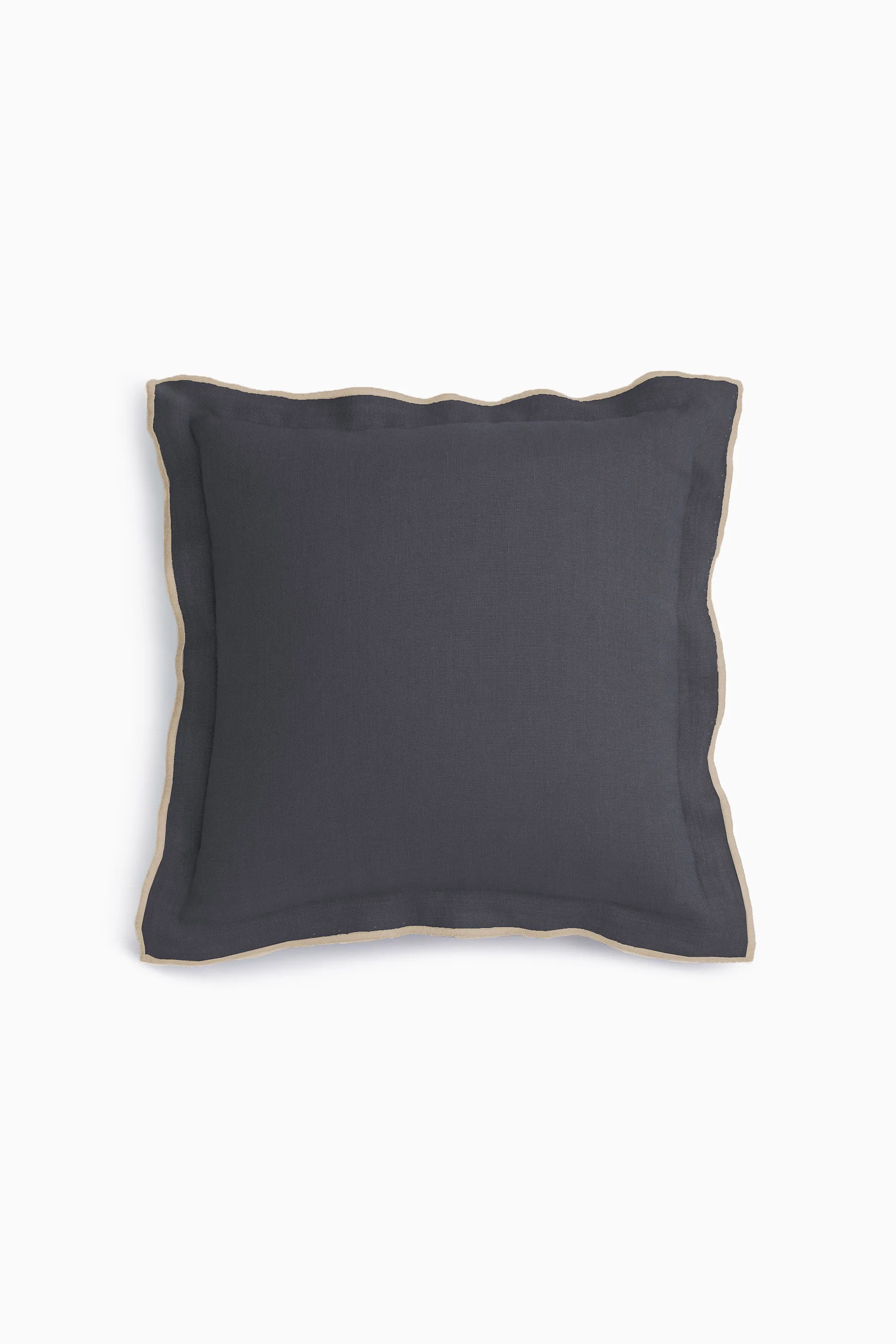 Linen Natural Needled Cushion Cover-Sandy Beige