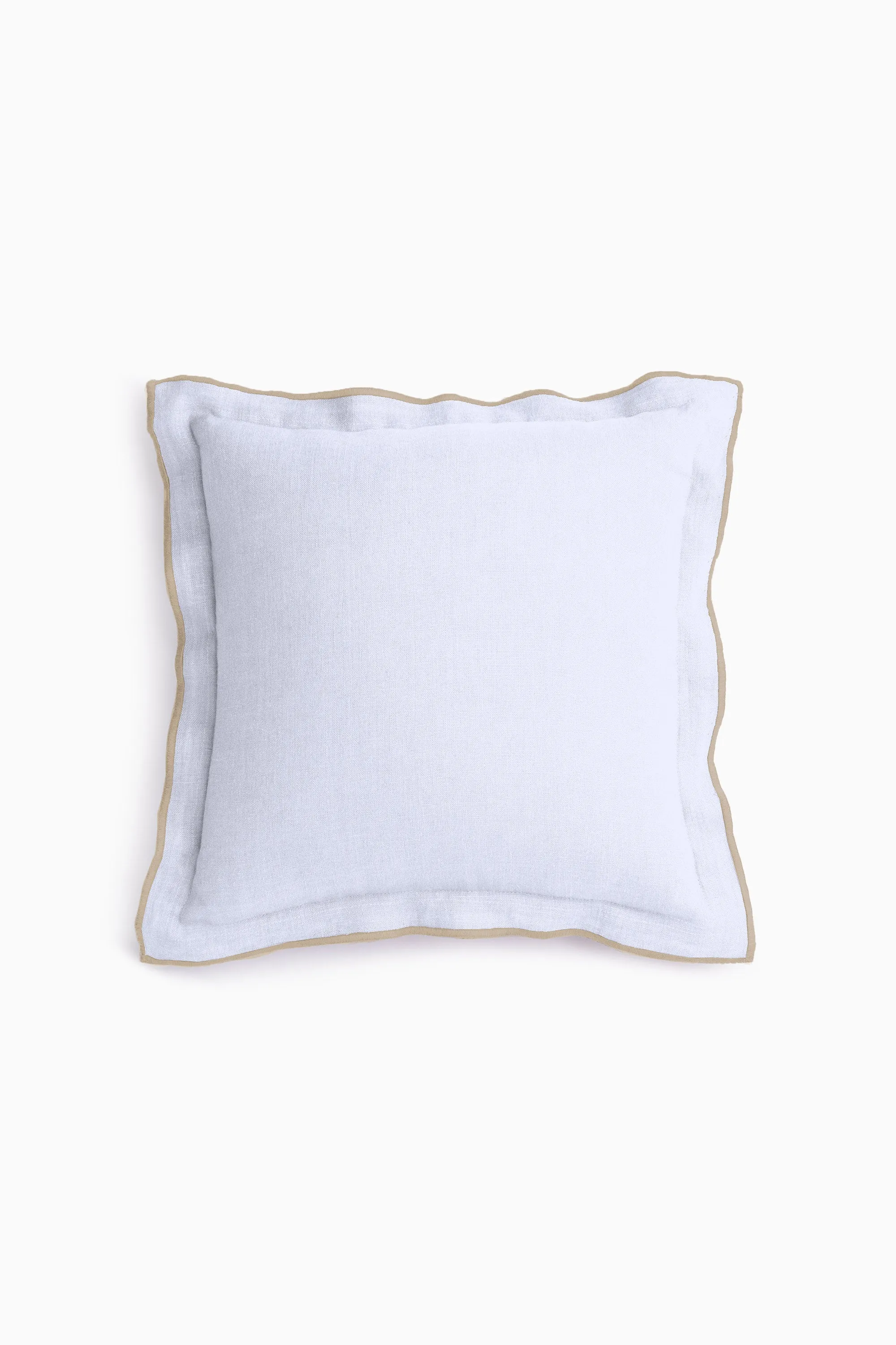 Linen Natural Needled Cushion Cover-Sandy Beige