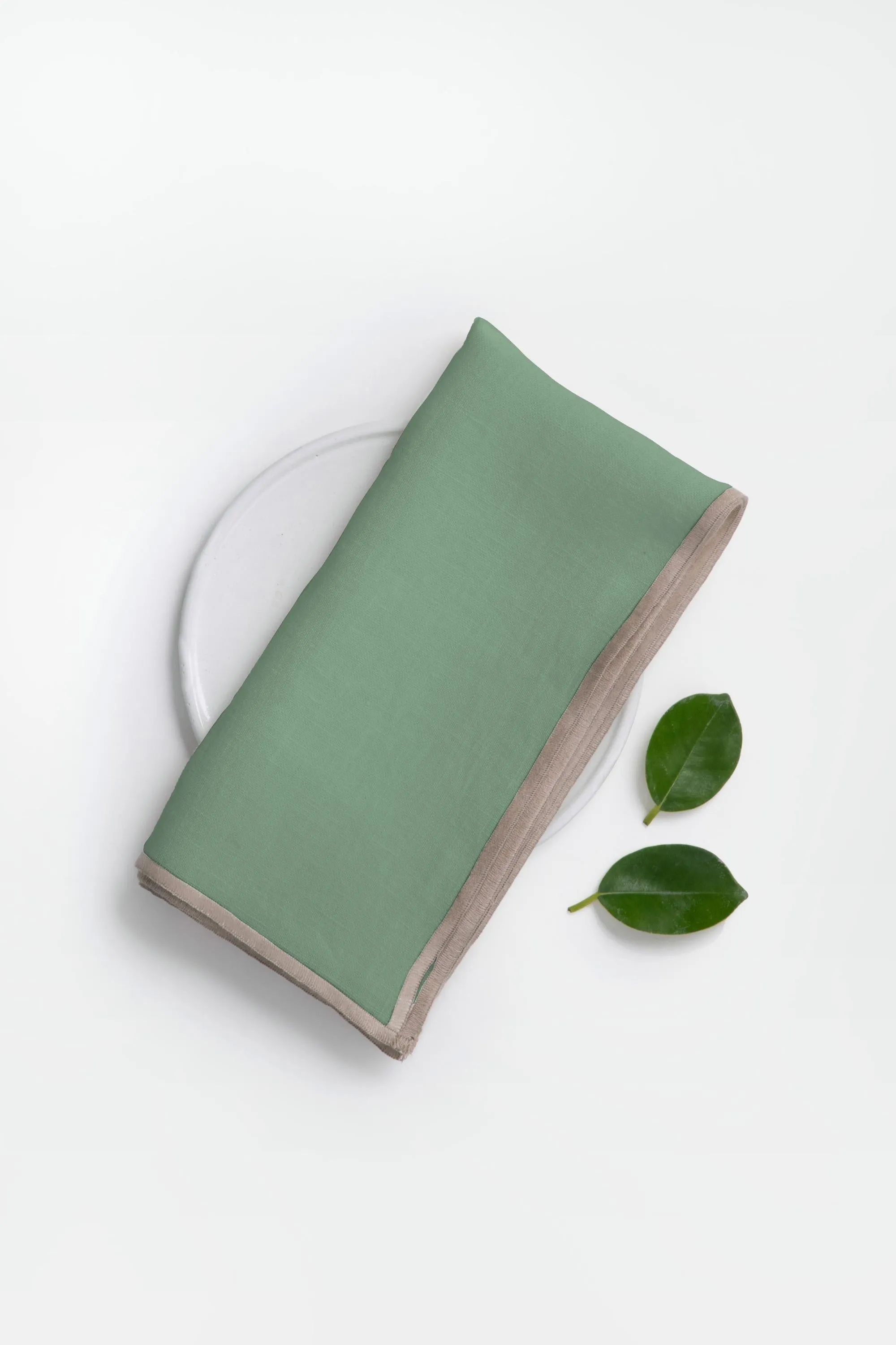 Linen Natural Needled Napkin Set-Indigo Blue
