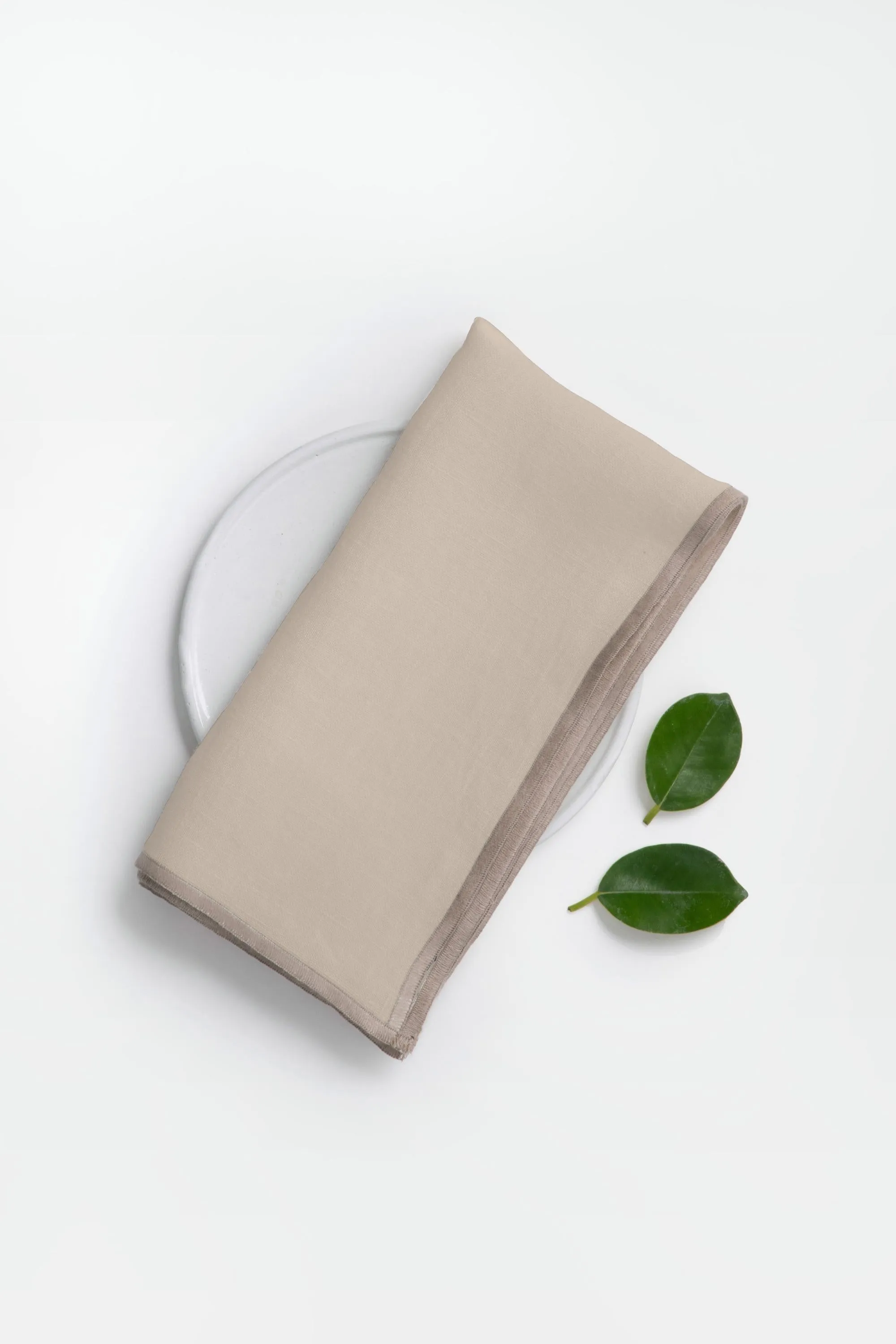 Linen Natural Needled Napkin Set-Indigo Blue