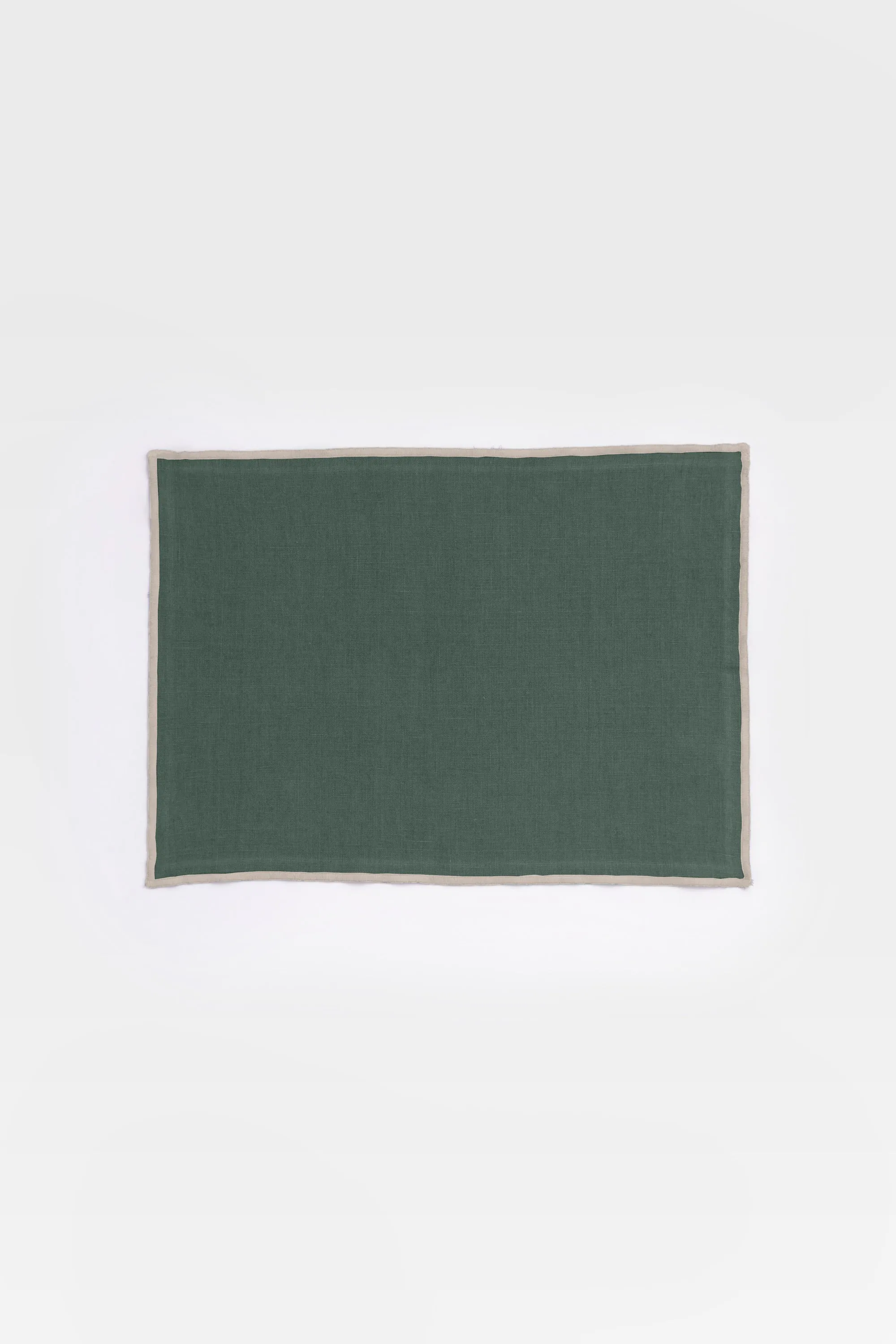 Linen Natural Needled Placemat Set-Blackberry Wine