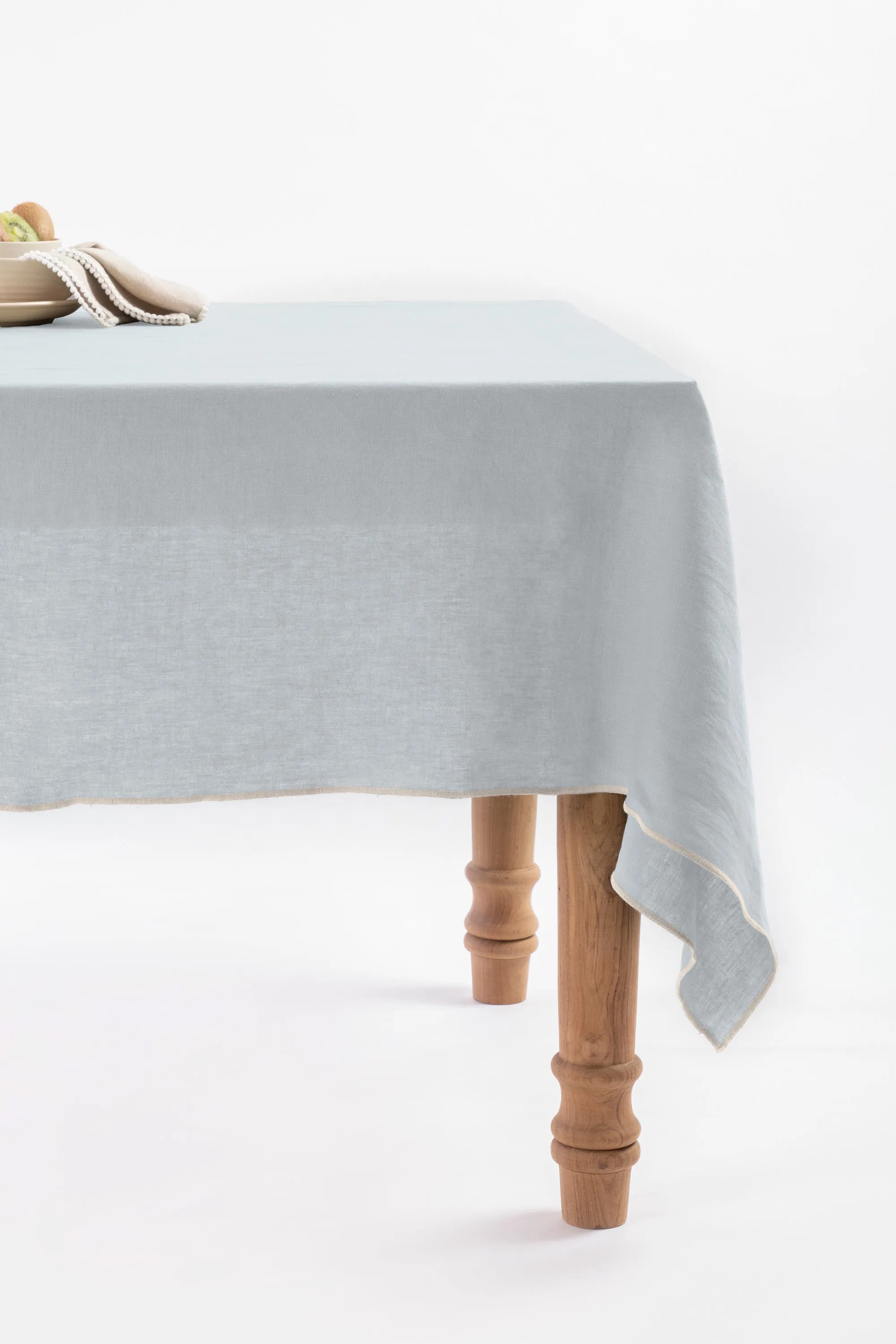 Linen Natural Needled Tablecloth-Oatmeal