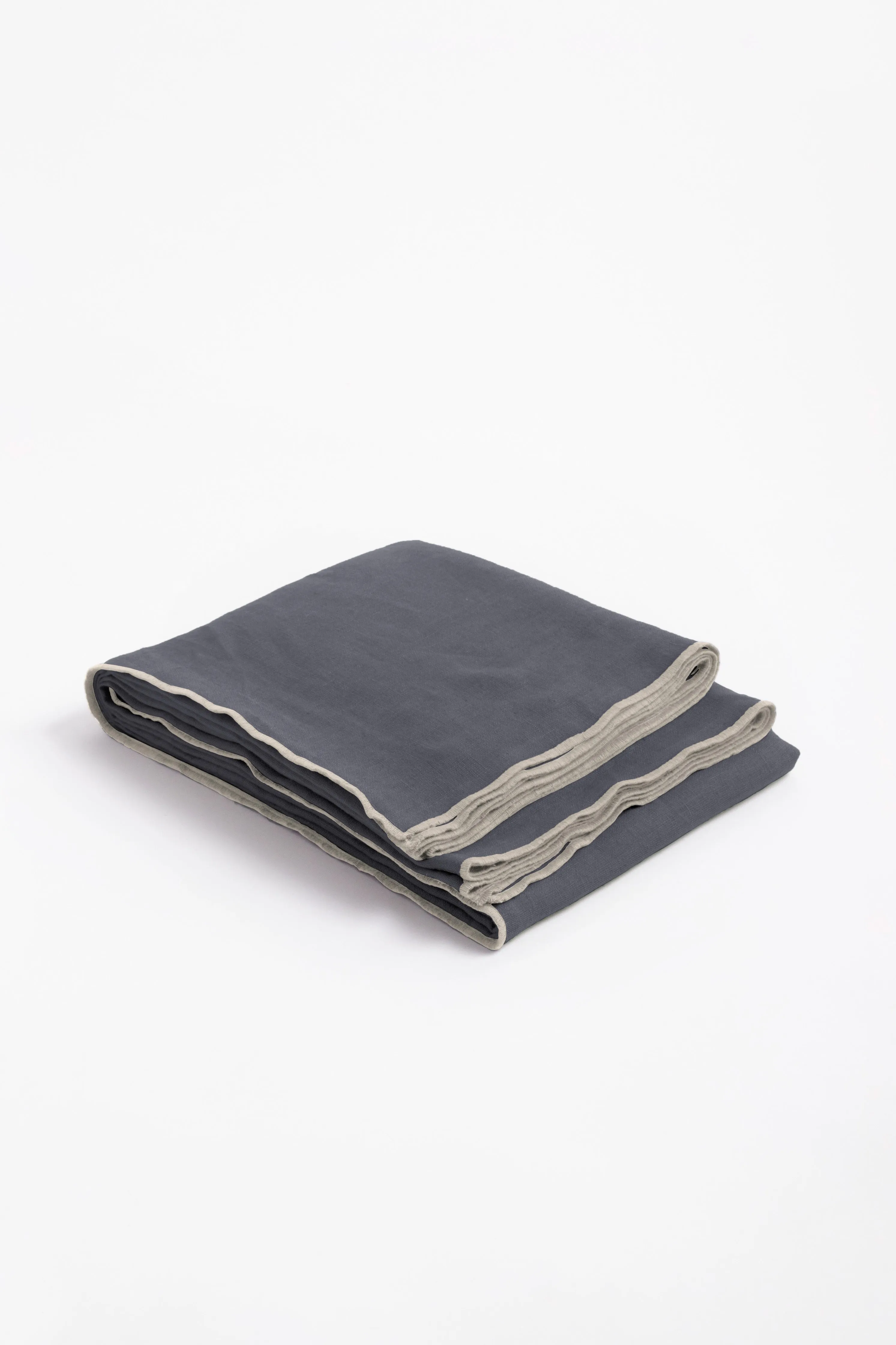Linen Natural Needled Tablecloth-Oatmeal