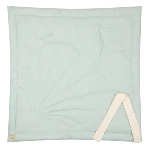 Linen Shell Baby Horn Padded Linen Blanket - Mint