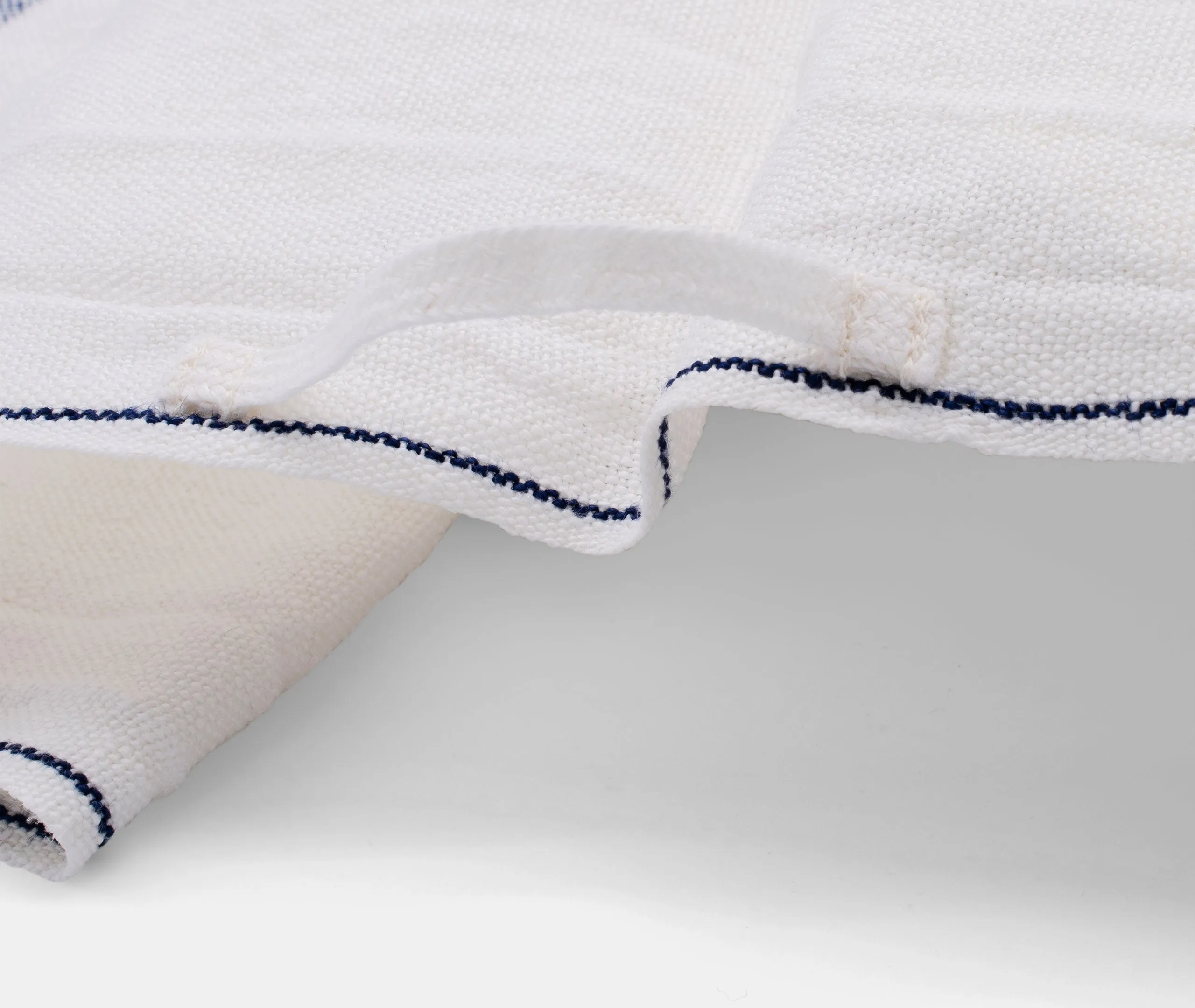 Linen Tea Towel - Blue Stripe