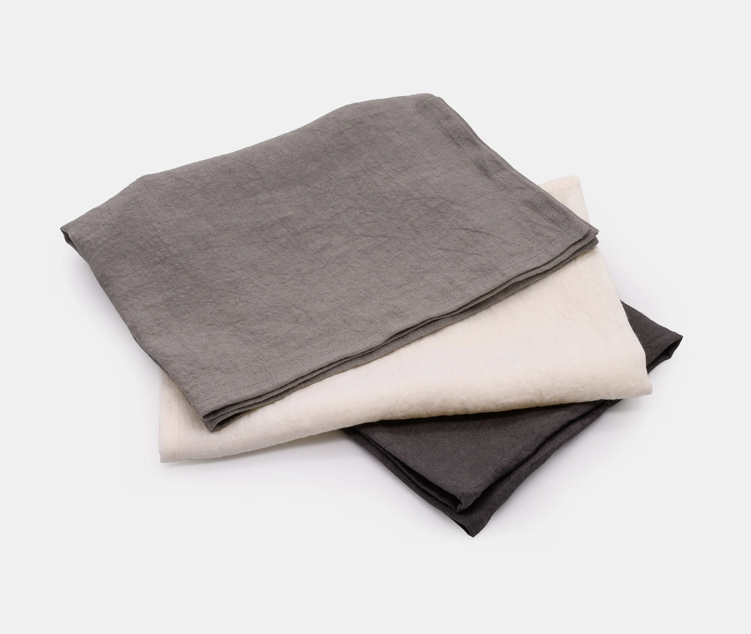 Linen Tea Towel - Grey