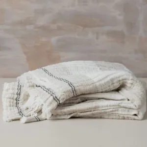 Linen Throw Natural