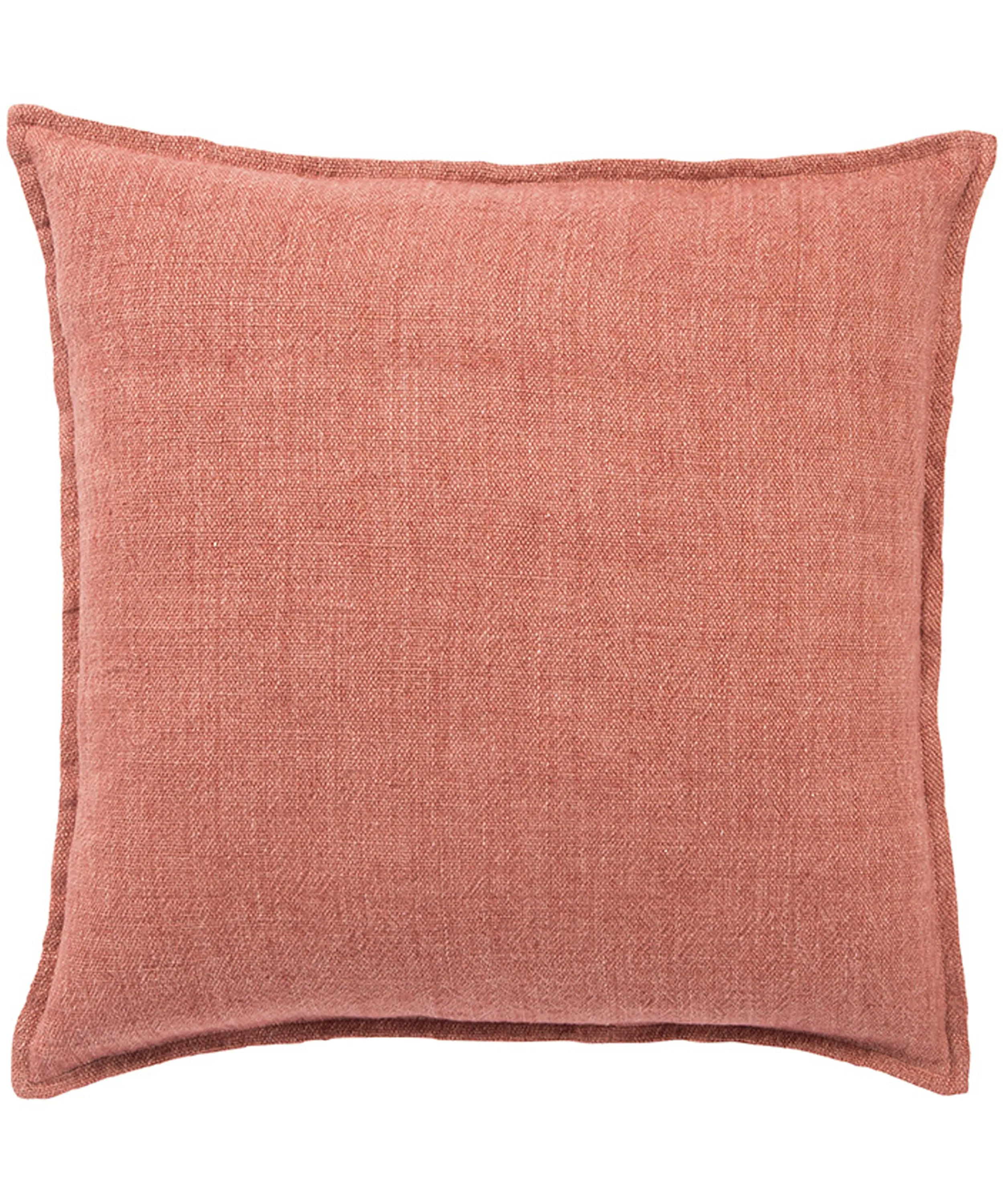 Linen Weave Pillow, Rust