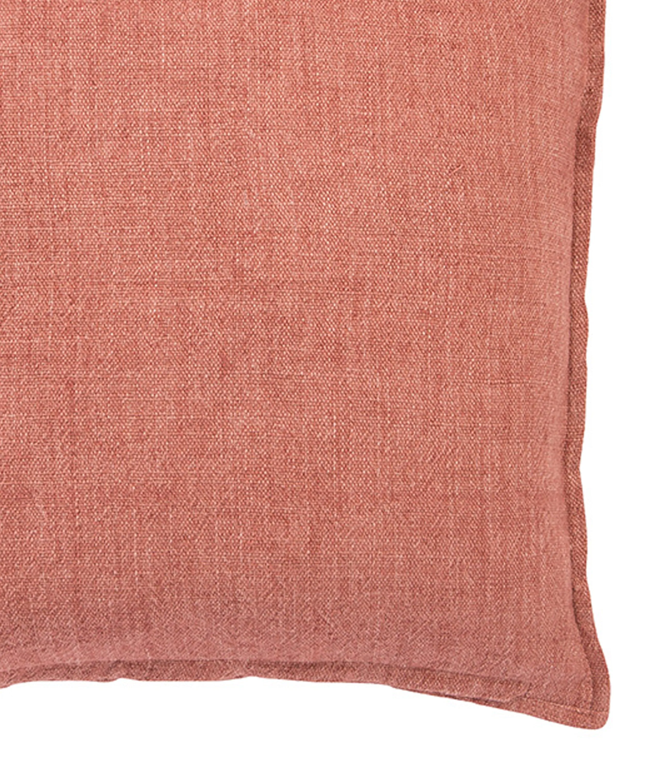 Linen Weave Pillow, Rust