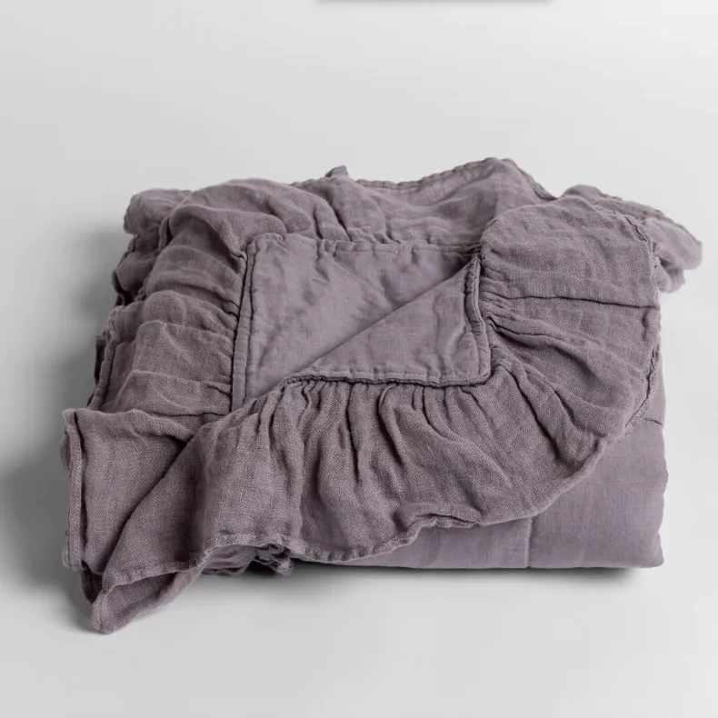 Linen Whisper Baby Blanket