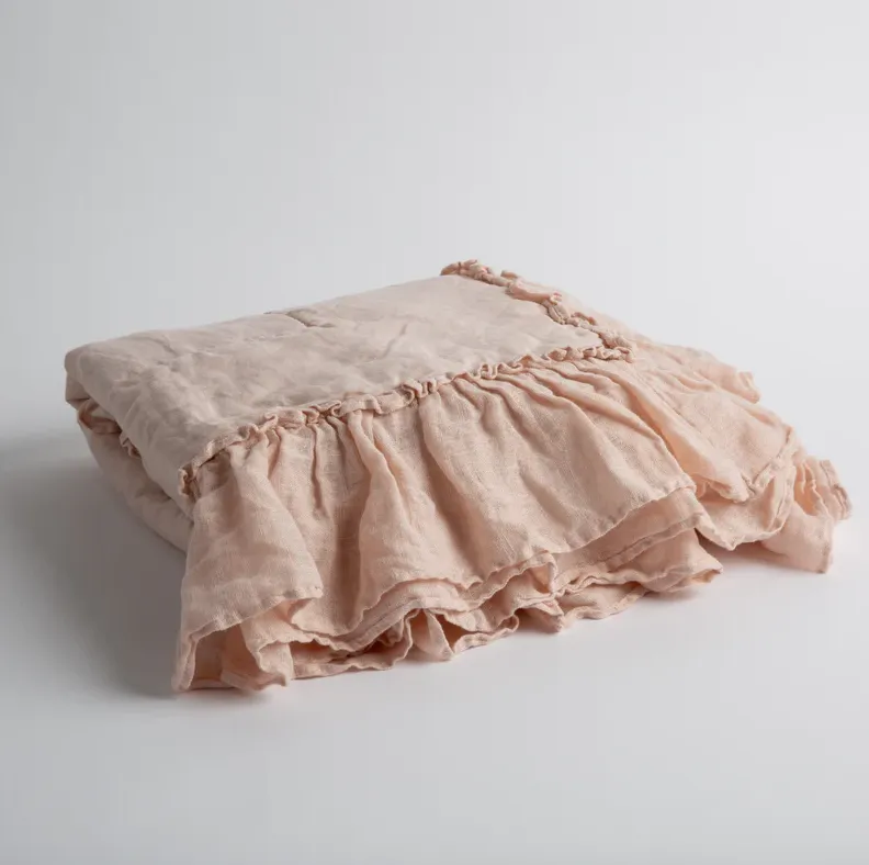 Linen Whisper Baby Blanket