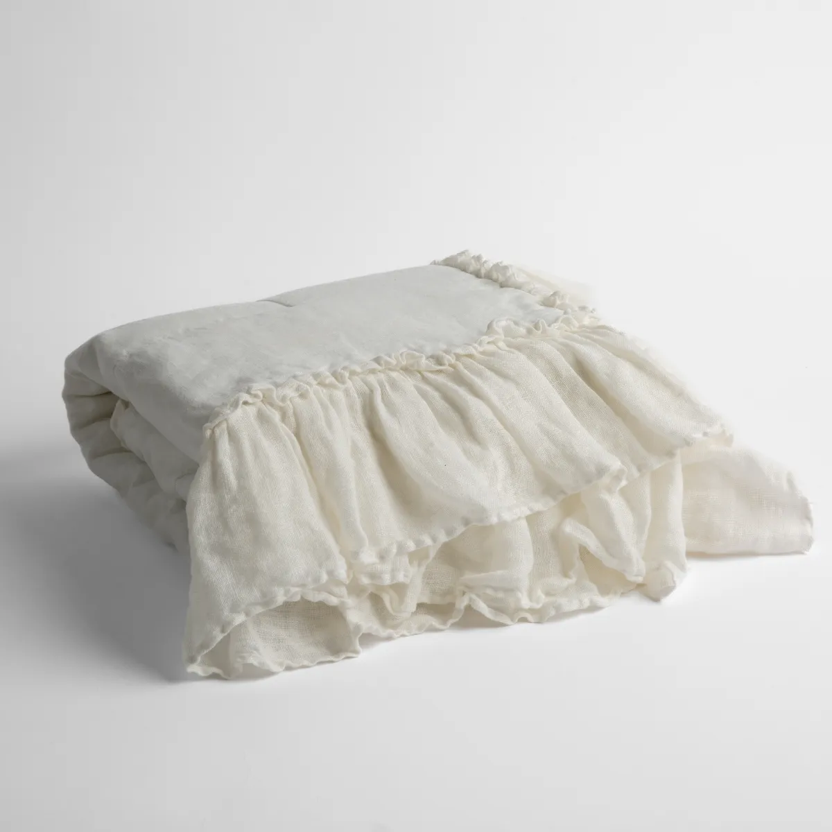 Linen Whisper Baby Blanket