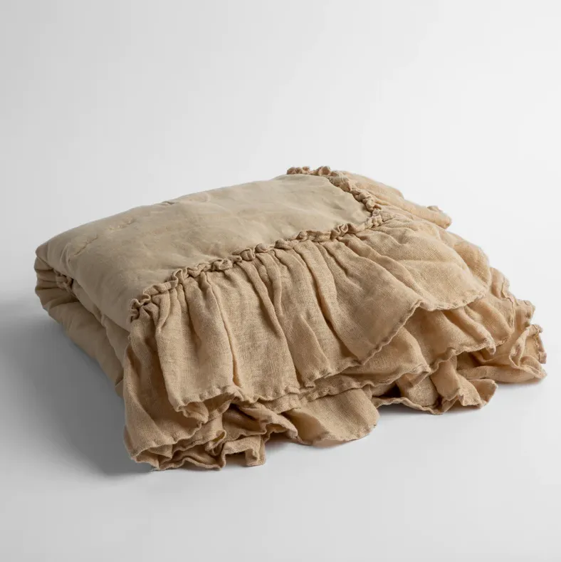 Linen Whisper Baby Blanket